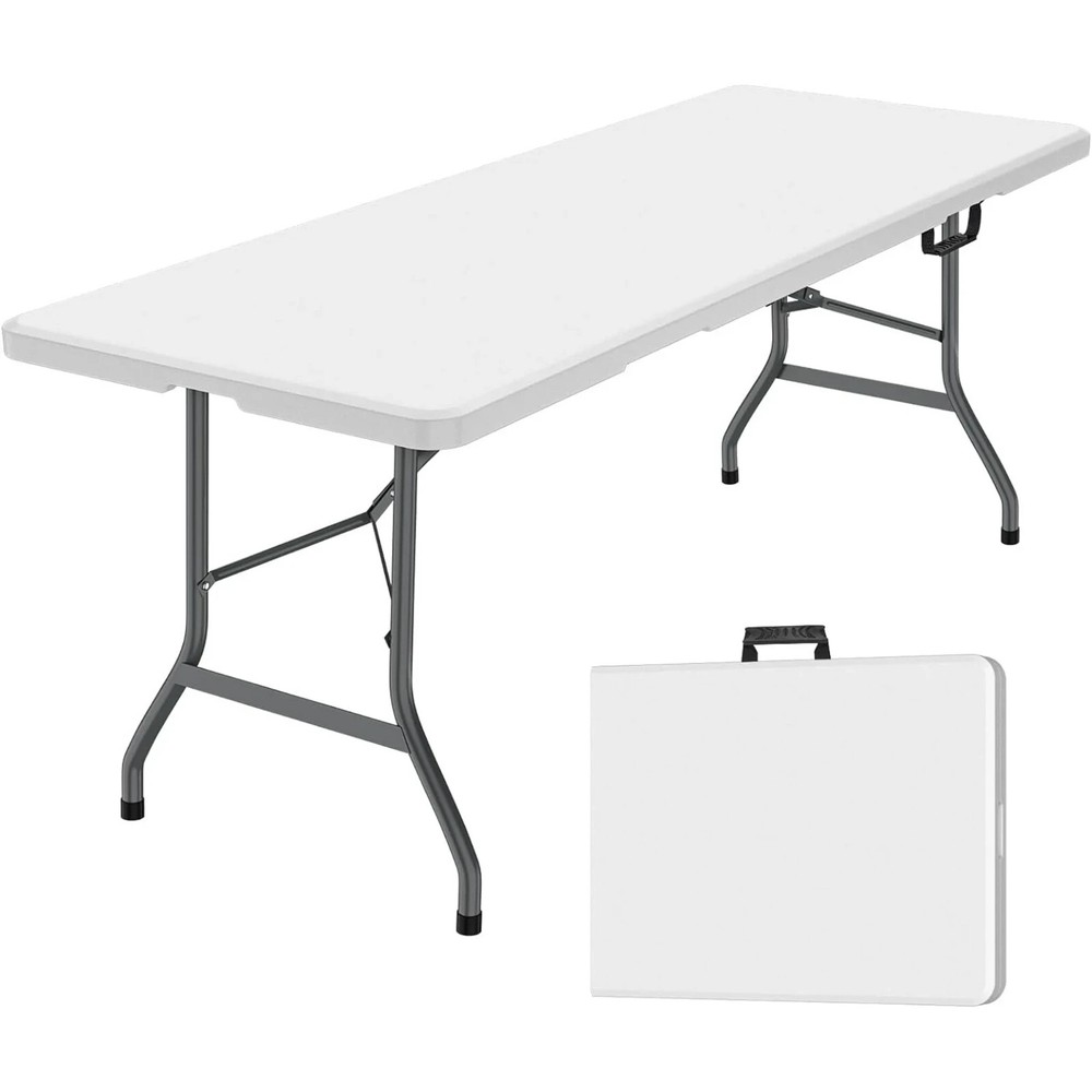 6ft Foldable Plastic Table for Picnic Camping Parties Dining