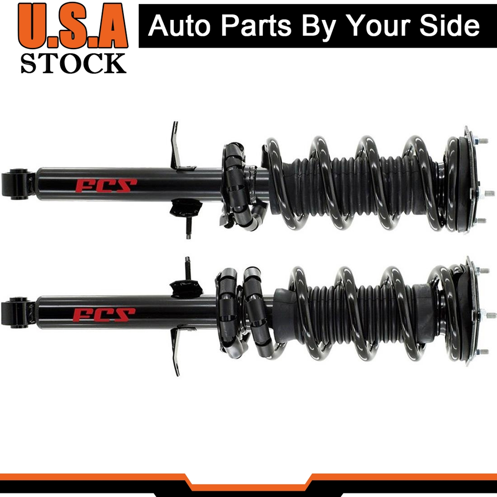 Front Struts & Sway Bar For 2008-2013 Infiniti G37 3.7L Coupe 2WD_
