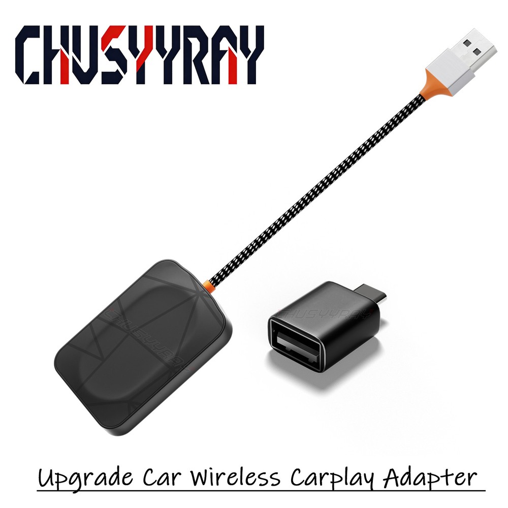 Wireless CarPlay Adapter USB Dongle for BMW X6 2017-24 Bluetooth Auto Connect