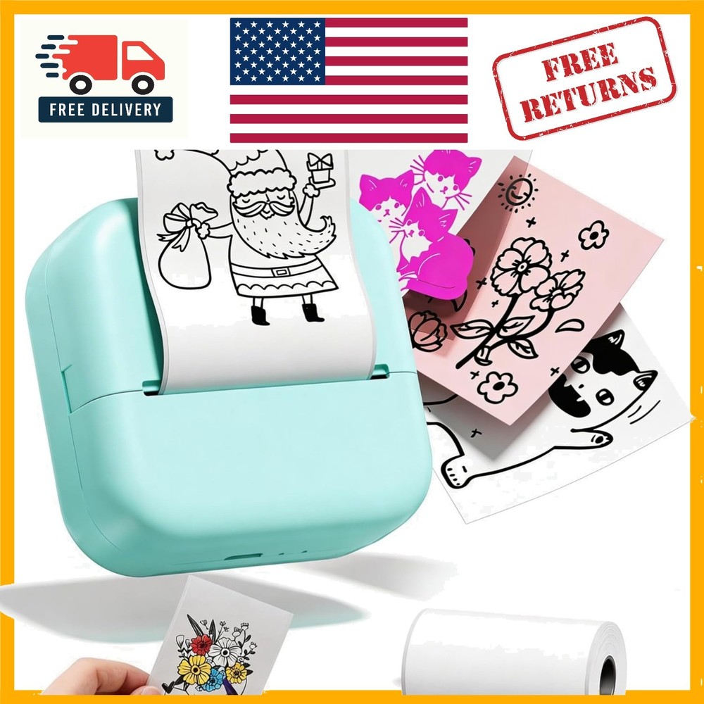 All-in-One Pocket Printer - Inkless M02X for Stickers, Labels, and Crafts