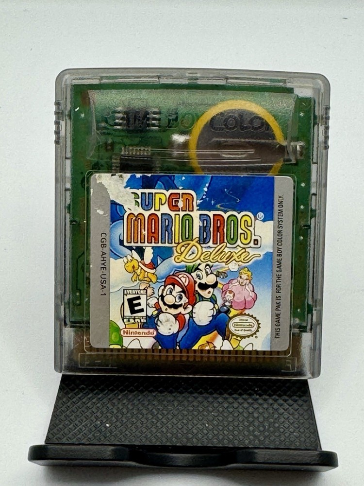 Super Mario Bros. Deluxe (Nintendo Game Boy Color, 1999) Authentic New Battery