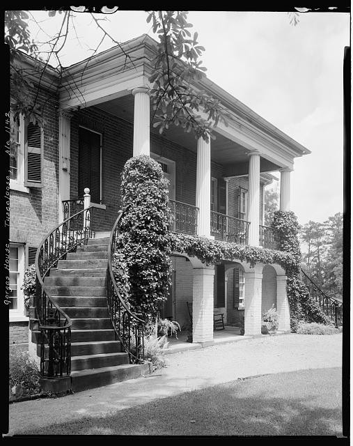 Tuscaloosa Alabama Gorgas House 1939 Historic Mansion Columns Staircase