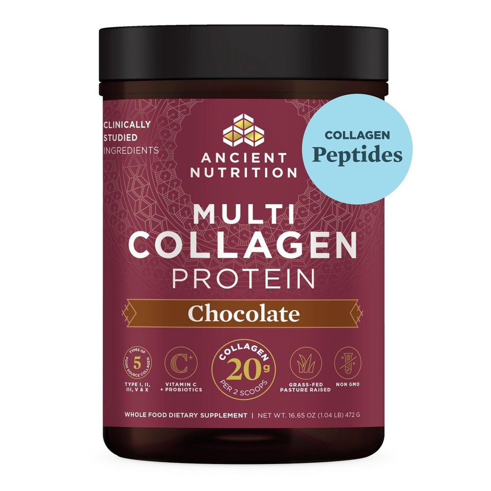 Collagen Powder Protein Multi Collagen Chocolate Protein Powder 45 Servings w...