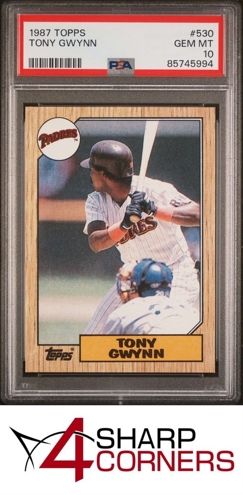 1987 Topps #530 Tony Gwynn Padres Hof Psa 10eBay’s best selection of sports cards is always at 4SC