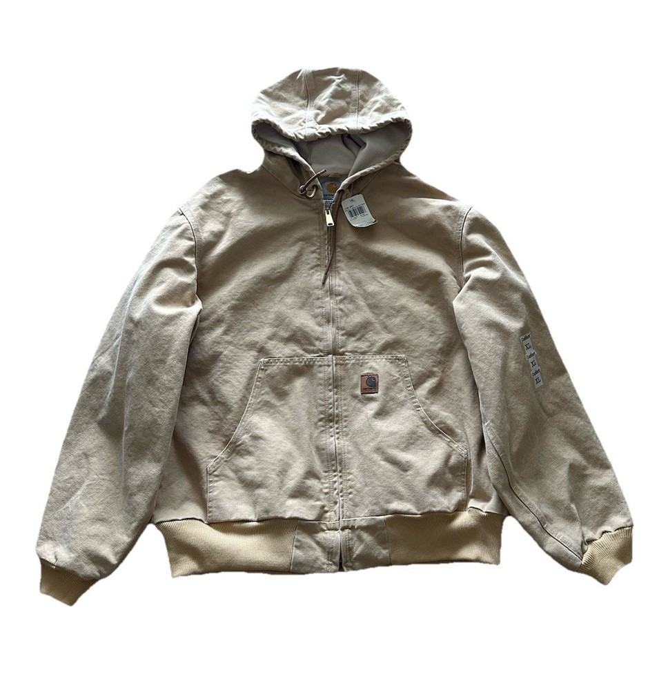 Vintage Carhartt Quilted Hooded Active Jacket “Wheat” J156 WET Men’s XL NWT