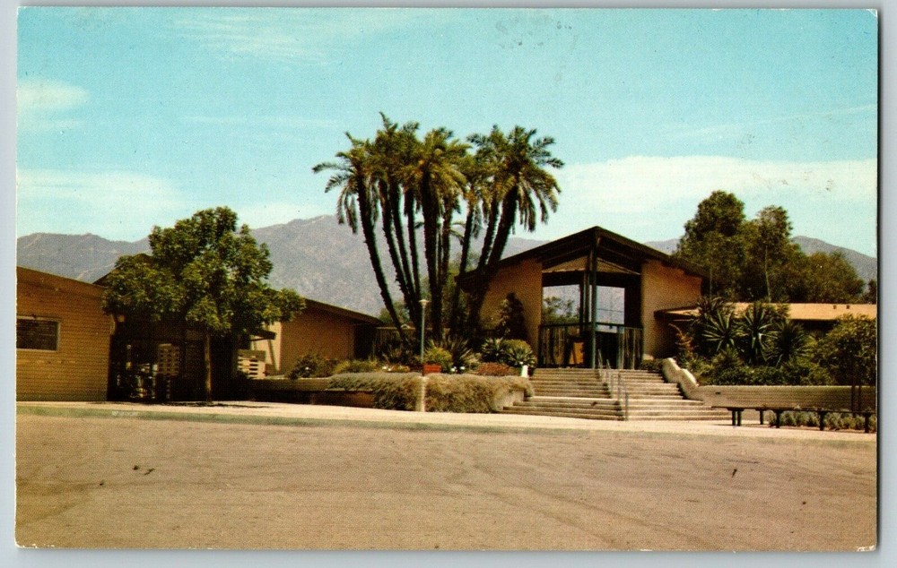 Postcard Los Angeles State and County Arboretum Lagoon Arcadia California