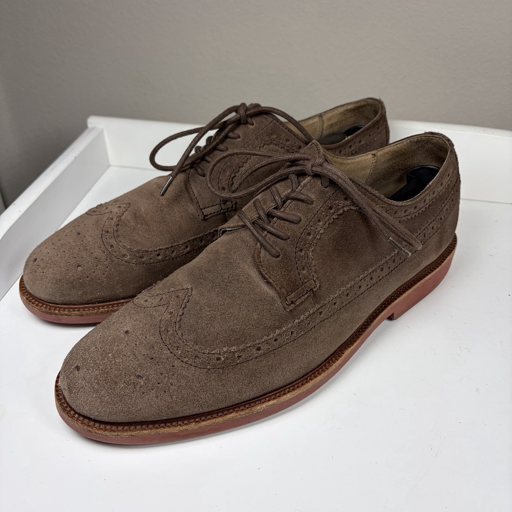 Polo Ralph Lauren Torrington TORNGTN Brown Wingtip Men's 12 D Oxford Shoes