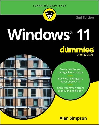 Alan Simpson Windows 11 For Dummies, 2nd Edition (Paperback)