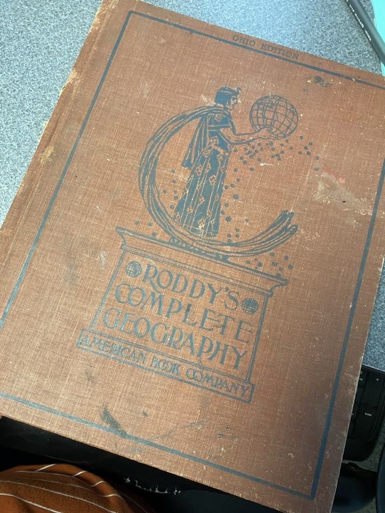 Roddy’s Complete Geography 1902 Hardcover, Fair Condition Seller Paid Shipping