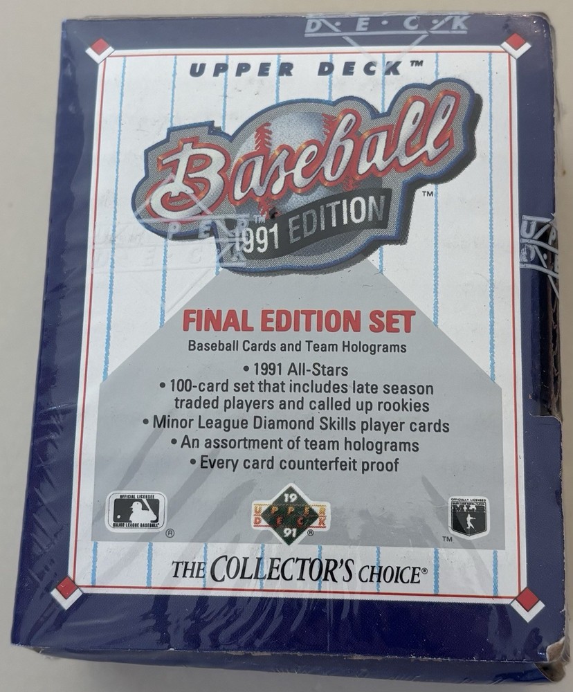 1991 UPPER DECK BASEBALL FINAL EDITION SET FACTORY SEALED - Pedro, Jim Thome RC
