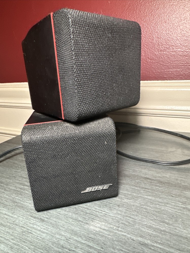 Bose Acoustimass or Lifestyle Double Swivel Cube Array Speaker Black Redline