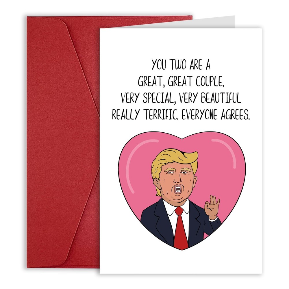 Bhiosng Funny Wedding Card for Friend, Wedding Gift, Humor Bridal Groom Showe...