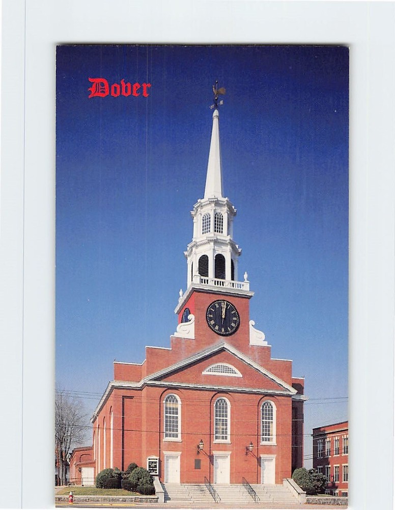 Postcard First Parish Church Dover New Hampshire USA