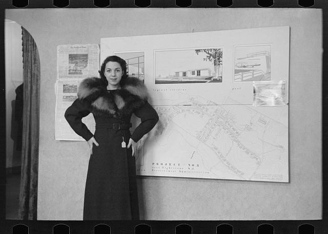 New York City 1936 Jersey Homesteads Mannequin Modeling Coat Showroom