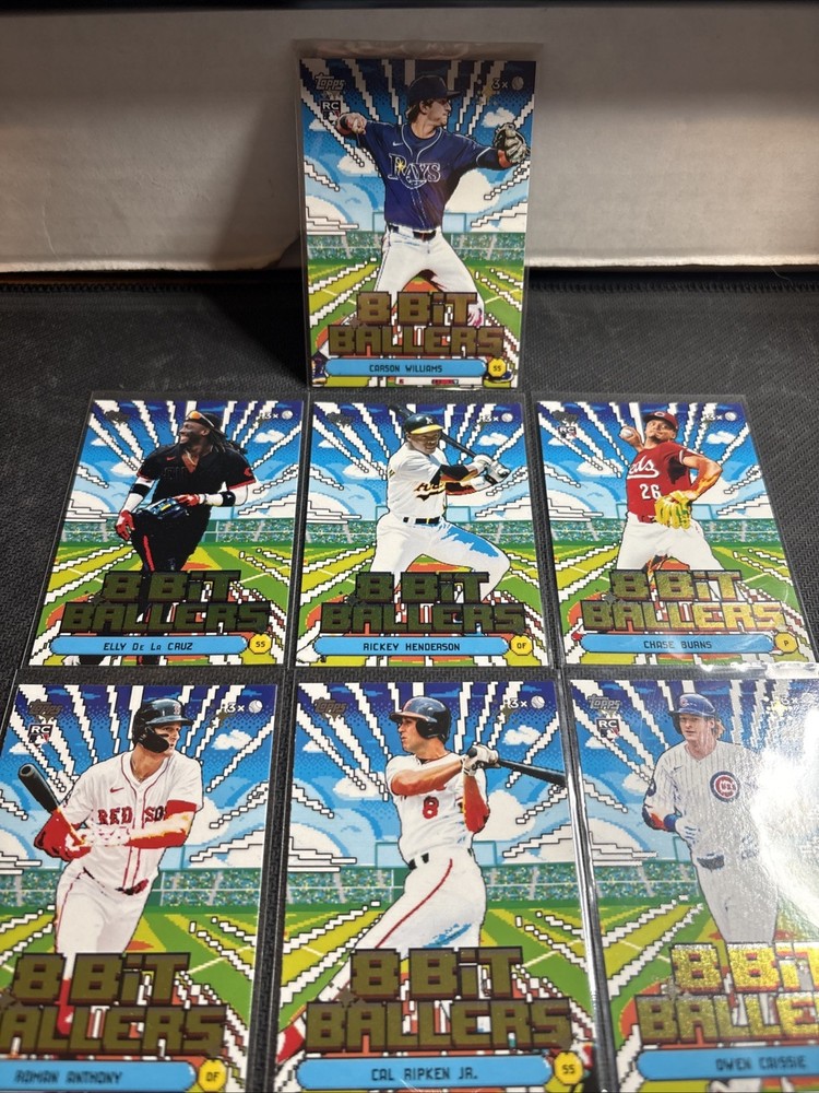 2026 8 Bit Ballers 7 Card Lot  Topps