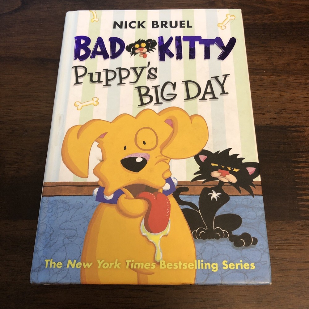 Bad Kitty: Puppy's Big Day by Nick Bruel (2015, Hardcover)