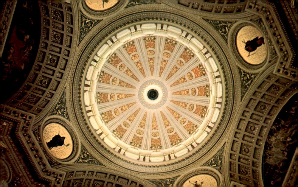 State Capitol Dome Interior, Harrisburg, Pa. Postcard