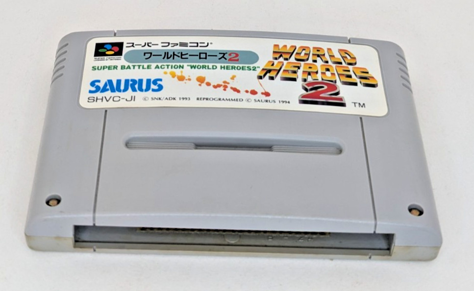 World Heros 2 Super Famicom SFC *Us Seller*