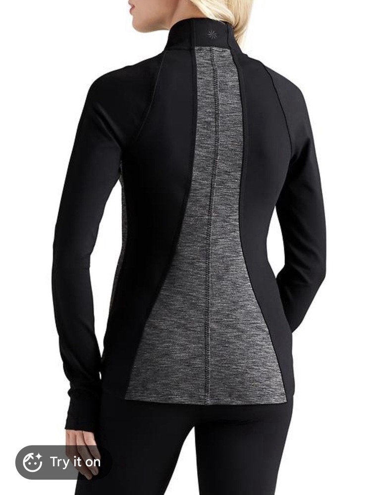 Athleta Black And Gray Hope CYA Athletic Jacket Women’s XS