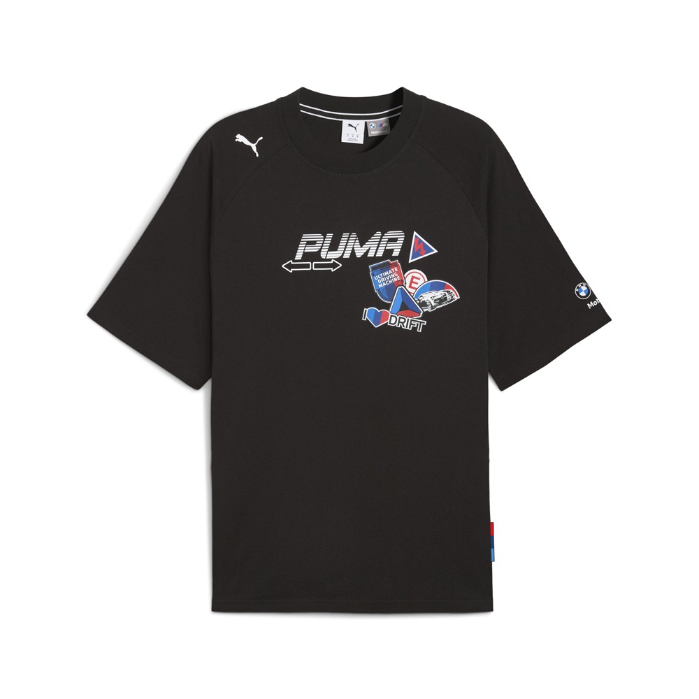 PUMA Bmw M Motorsport Motorsport Graphic Crew Neck Short Sleeve T-Shirt Mens Siz