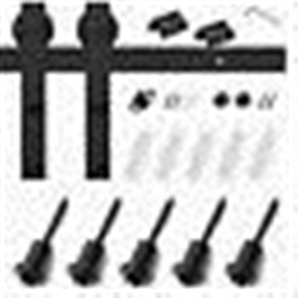 Smart Black Barn Door Hardware Kit SDH-0066-21-BK – Standard Design