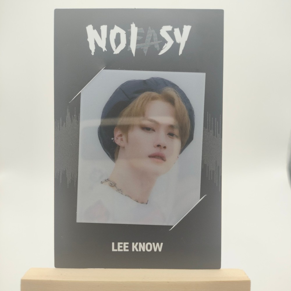 Stray Kids Lee Know NOEASY Official Photocard Black Frame POB Version