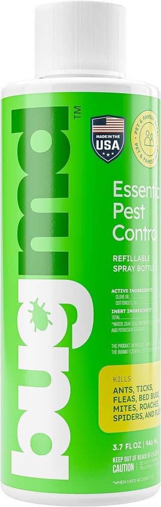 BugMD Pest Control Essential Oil Concentrate 3.7 oz (1-Pack) Eco-Friendly,.