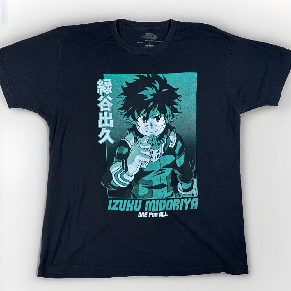 My Hero Academia Izuku Midoriya Deku Anime T-Shirt Men's Size XL