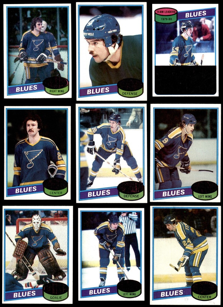 1980-81 Topps St. Louis Blues Team Set 7 - NM 5015528