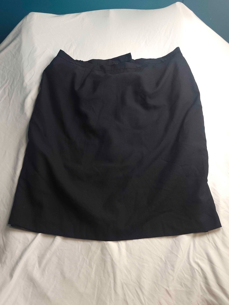 Jon Lawrence Pencil Skirt Womens 28W Black Knee Length Career Office Business