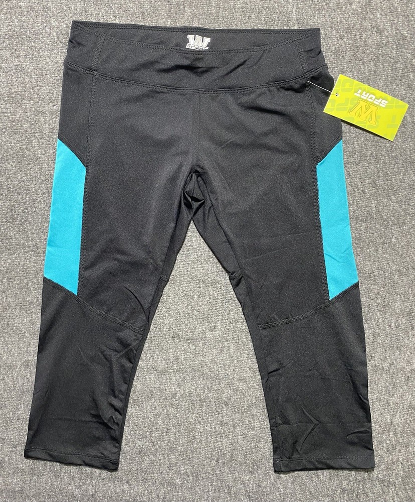 New Women's Athletic Capri Leggings Workout Pants Sport Fitness Yoga Gym Running