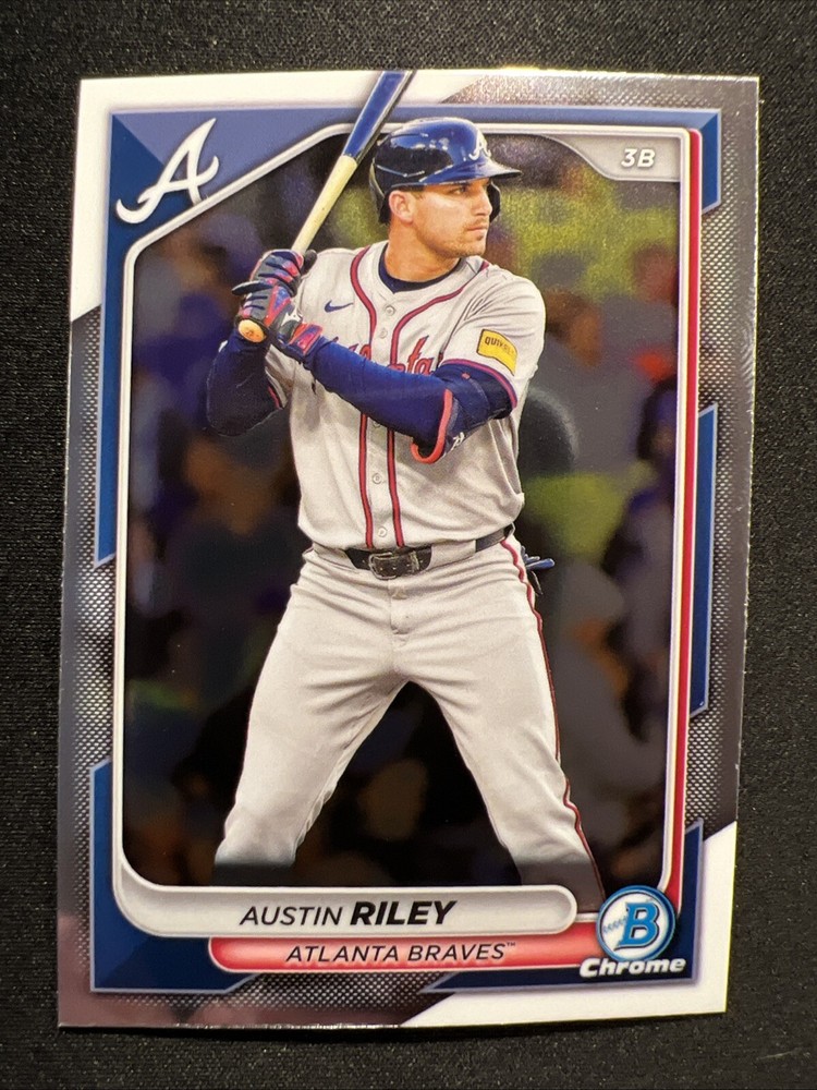 2024 Topps: Bowman-Chrome #28 Austin Riley/Atlanta Braves/3B ⚾🐷⚾