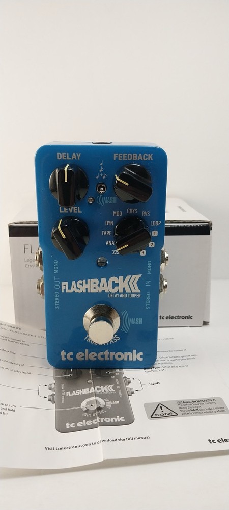 Used TC Electronic Flashback Delay and Looper Pedal Working 100% With Box