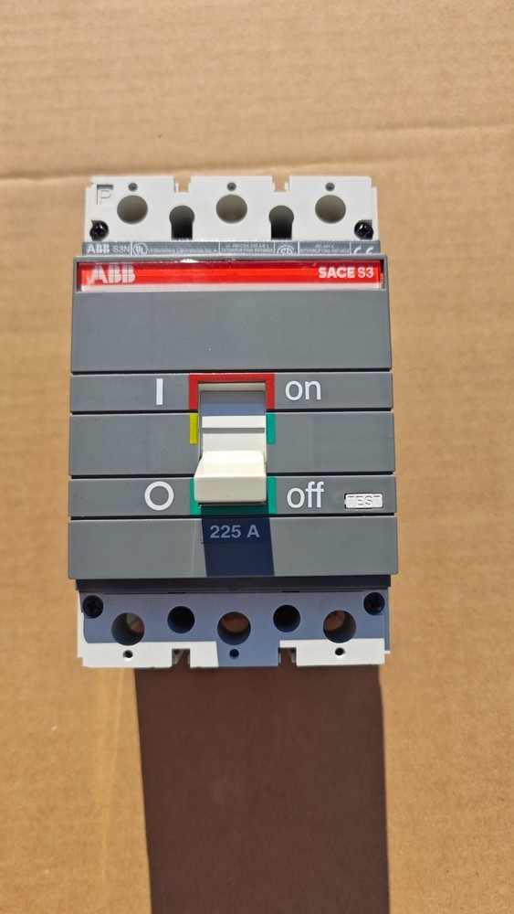 ABB S3N sace s3 225 amp 3 pole breaker ac/dc