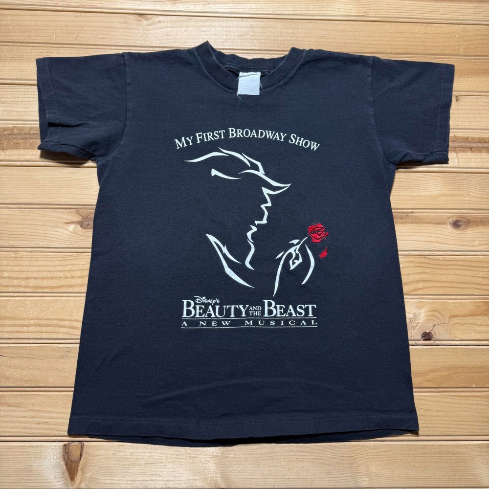 Vintage 1994 Disney Beauty and the Beast Musical Broadway Show T-Shirt - Small