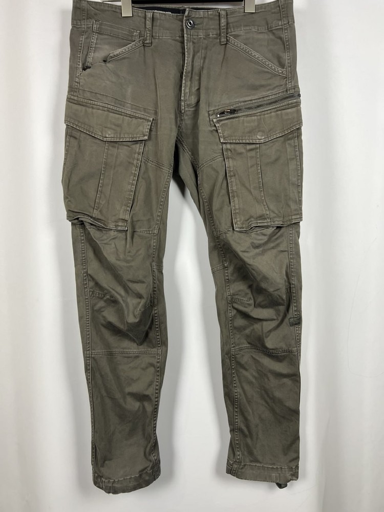 G-STAR RAW Rovic Zip 3D Straight Tapered Cargo Pants Size W33 L32