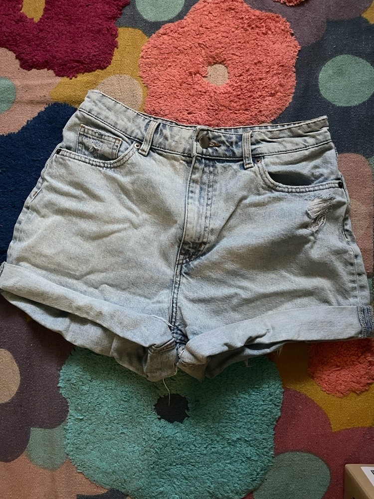 Women's Blue Denim Shorts