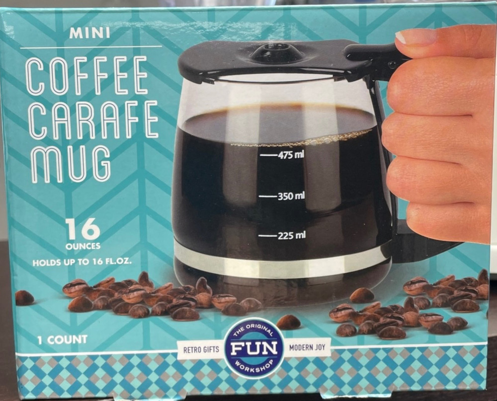 Coffee Carafe Mini Mug Holds 16 oz. by Samsonico Group - NEW