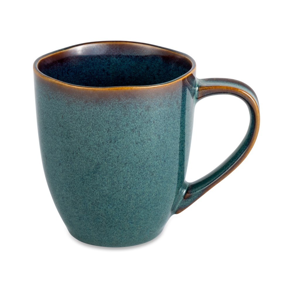Reactive Glaze Ceramic Coffee Mug 15 oz Stoneware Tea Cup