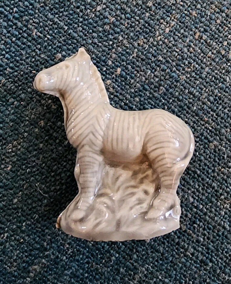 Wade Whimsies Red Rose Tea Porcelain Figurine Zebra Wade England