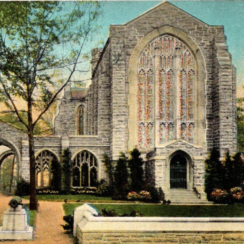 Vintage WB Postcard Washington Memorial Chapel Valley Forge Pennsylvania PA