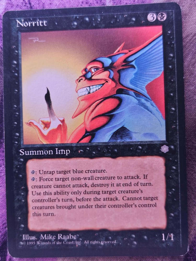 Norritt Common Ice Age Magic: The Gathering Moderately Played