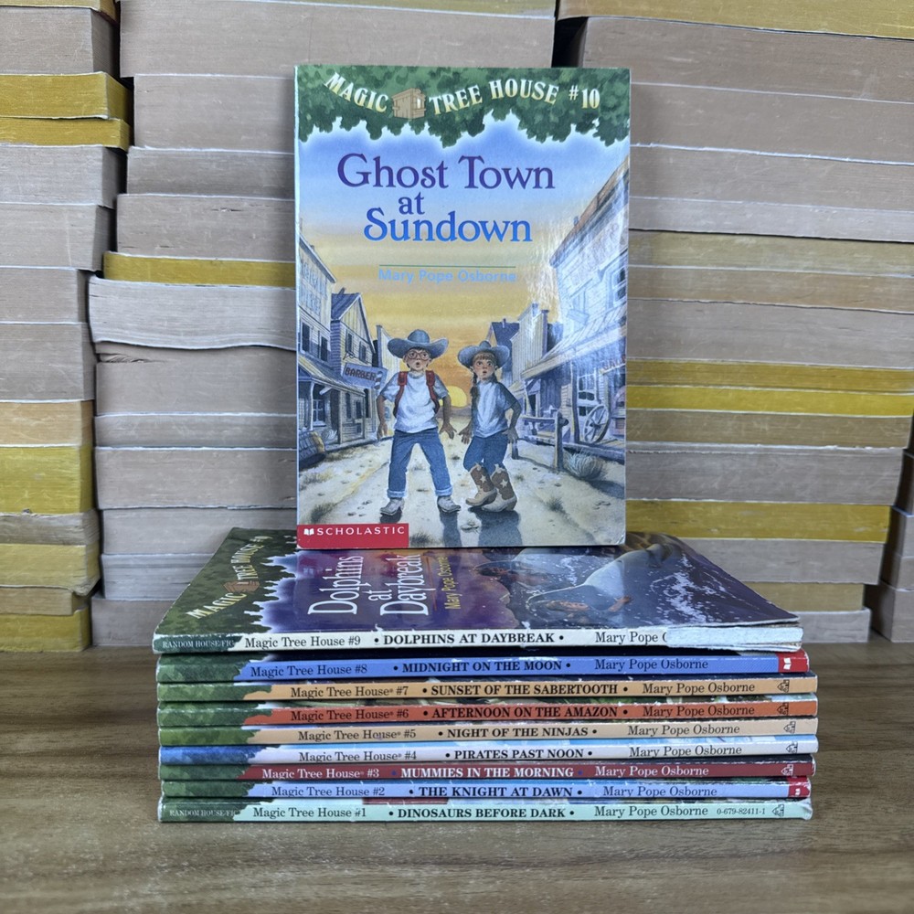 Magic Tree House Vol. 1-10 Mary Pope Osborne Paperback Kids Books