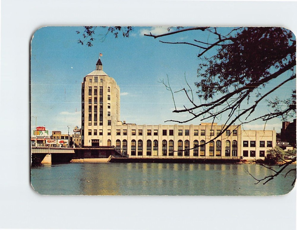 Postcard News Tower Rockford Illinois USA