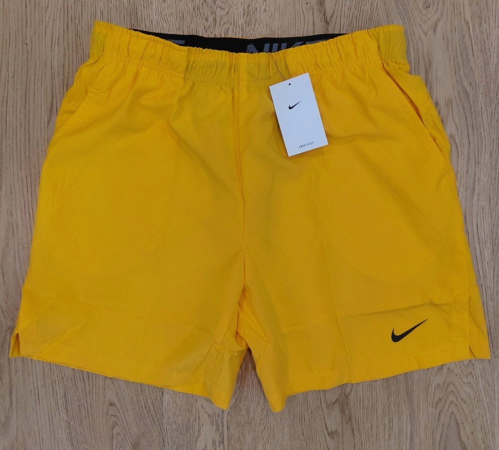NWT Nike Dri-Fit Athletic Shorts Yellow Men's Sizes M, L, XL