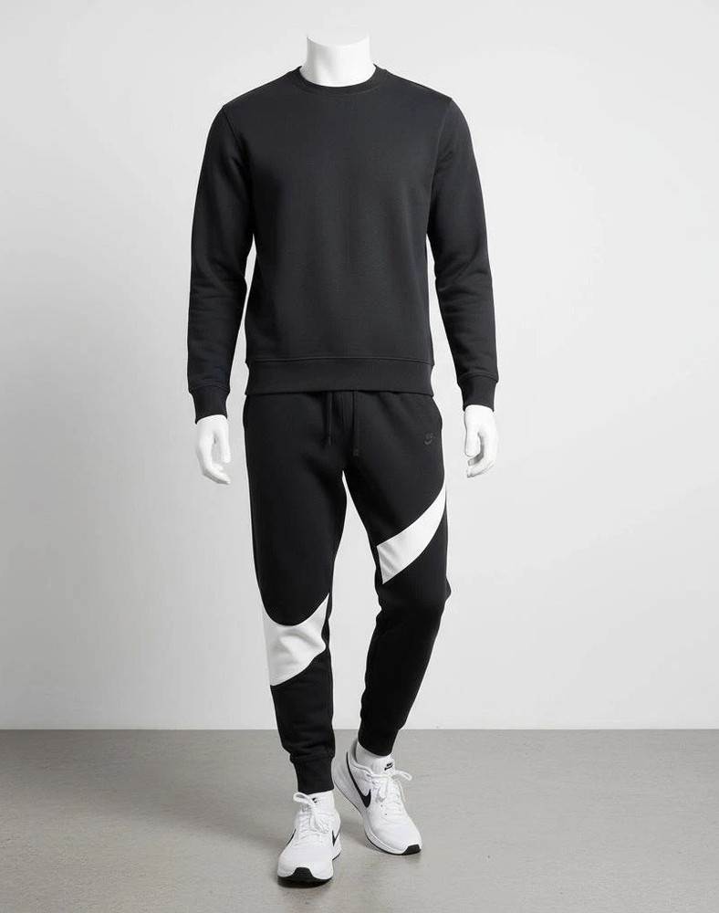Nike Sportswear Swoosh Tech Fleece  - Color BLACK -  SIZE Small