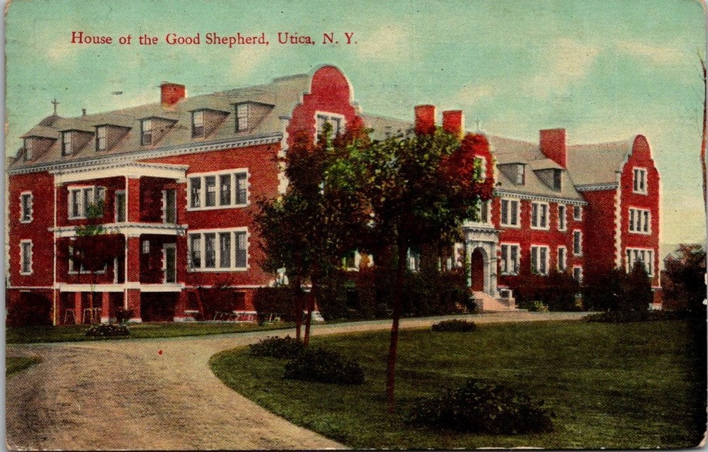 1911 House of the Good Shepherd Utica NY Vintage Posted Postcard
