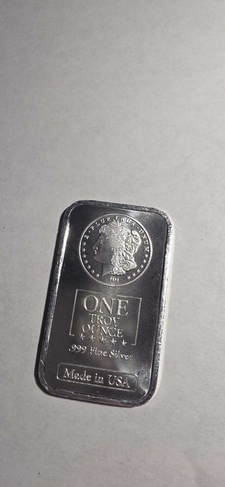 1 oz .999 FINE SILVER BAR Morgan Dollar Design from Highland Mint ~ Sealed