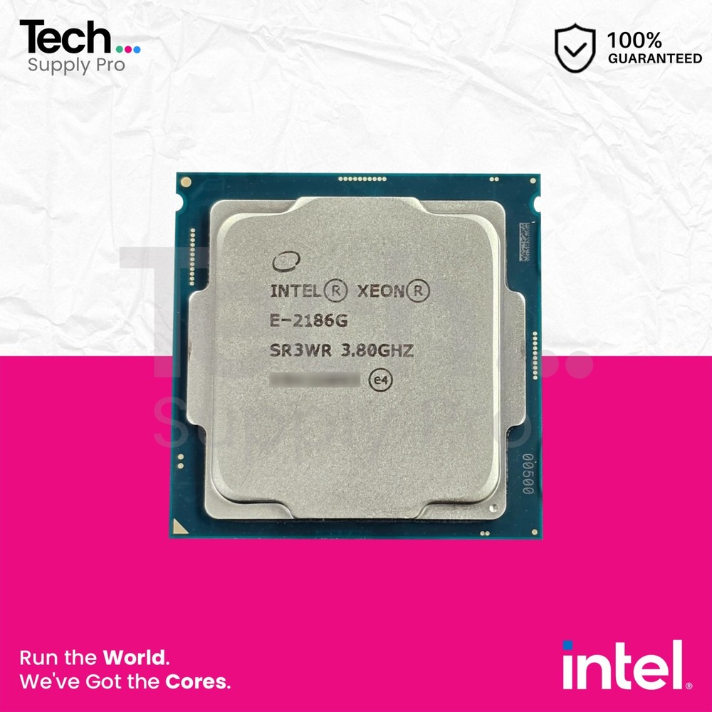 SR3WR Intel Xeon E-2186G 6-Core 3.80GHz 12MB 95W FCLGA1151 8GT/s Processor