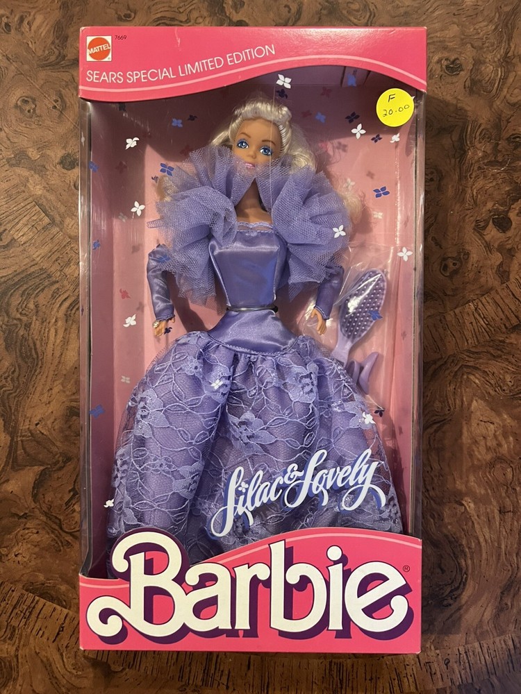 Lilac & Lovely Barbie 1987 Sears Special Limited Edition Mattel #7669 NRFB